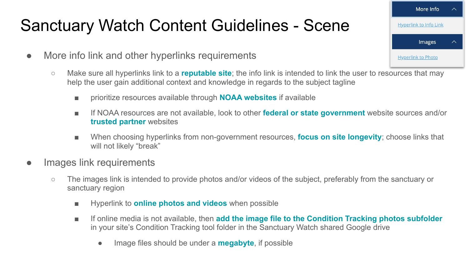 Page 7 – Content Guidelines - Scene